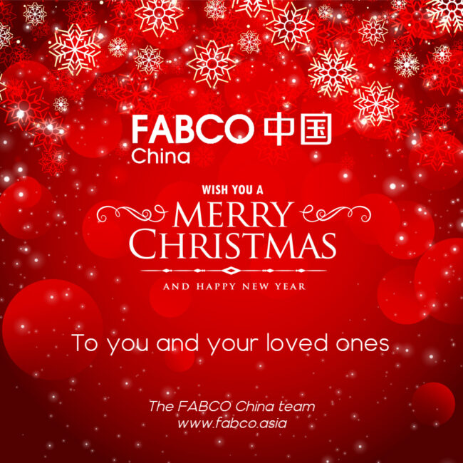 Merry Christmas card FABCO 2021